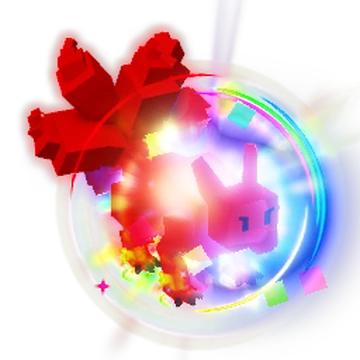 Rainbow Hatched Corruped Kitsune